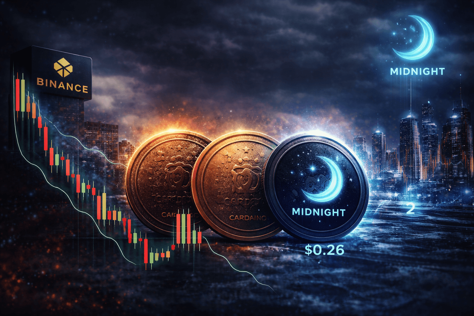 Cardano’s Midnight Gamble Lands as Bears Pile In